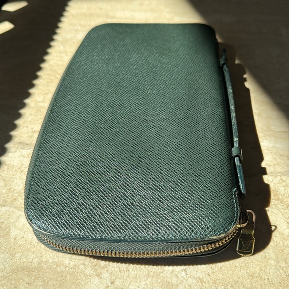 Authentic Louis Vuitton Atoll Epi Taiga Long Wallet M30654 - Picture 3 of 9